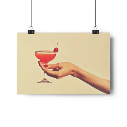 Cocktails In The Kitchen Print