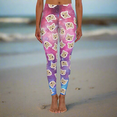 Cat Print Festival Leggings