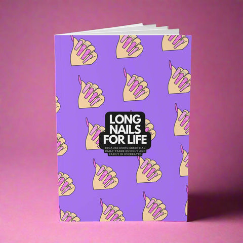 Major Eye Roll Print Pink Notebook