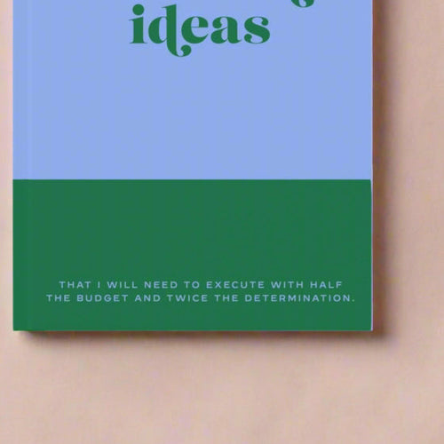 Brilliant Ideas & Budget Cuts Notebook