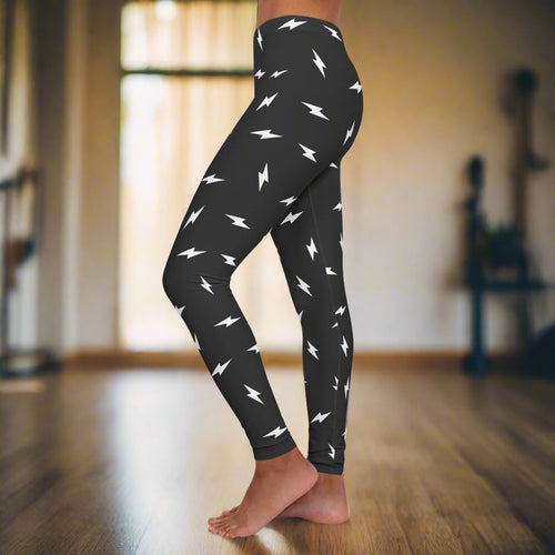 Lightning Print Leggings