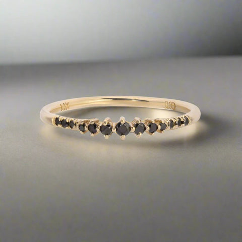 Black Diamond Equilibrium Point Ring