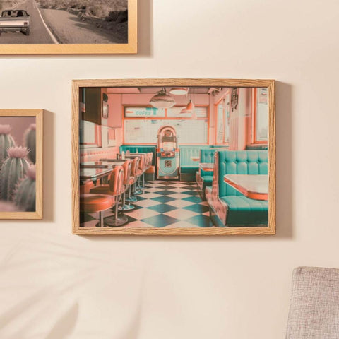 Retro Americana Motel Print