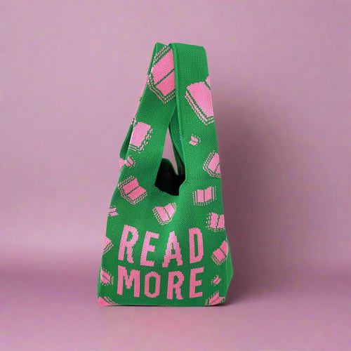 Read More Knit Tote Bag