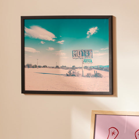 Retro Americana Motel Print