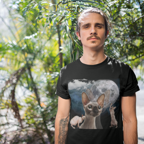 Majestic Hairless Cat Tee