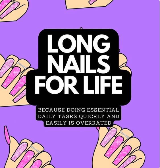 Long Nails For Life Notebook