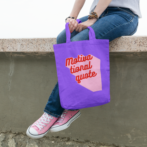 Motivational Quote Tote Bag