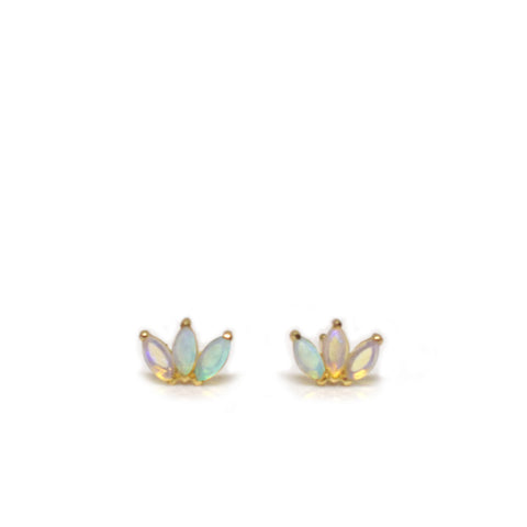 Opal Stud Earrings - Halle Opal | Ana Luisa Jewelry